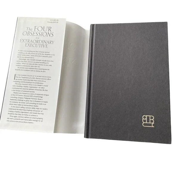 Vintage 2000 The Four Obsessions Of An Extraordinary Executive Hardcover Book. - Picture 3 of 3
